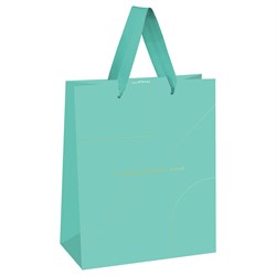 ! РАСПРОДАЖА Пакет подарочный MESHU 18х23х10см (MS_51855) "Monocolor. Tiffany" фольга, матовая лам.