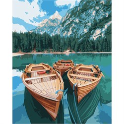 Картина по № на холсте 40*50см "Пристань" (КХ_44180) ТРИ СОВЫ, с акрил. красками. РАСПРОДАЖА - последний экземпляр!