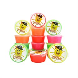 Слайм "Прихлоп. Мальчик - пират"  50гр., с шариками, цвет в ассорт., РОССИЯ