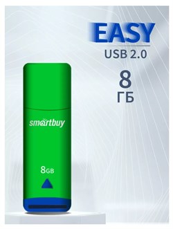 Флеш-накопитель   8Гб "Smartbuy Easy" Green (SB008GBEG)