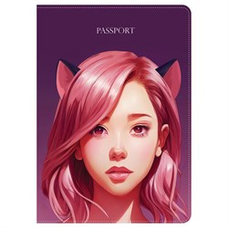 Обложка "Паспорт" MESHU "Kawaii" (MS_55521) ПВХ