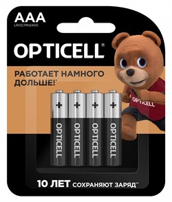 Батарейка LR3 "Opticell  Basic" (полный аналог Duracell), алкалиновая, на блистере BL4