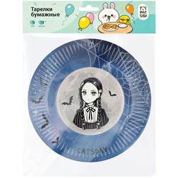 ! РАСПРОДАЖА Тарелки бумажные MESHU "Catsday", комплект 6шт., диам. 180мм. (MS_55435)
