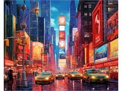 ! РАСПРОДАЖА Алмазная мозаика 40*50см "Каменные джунгли" 30цв. (НД-0631) полное заполнение, с подрамником
