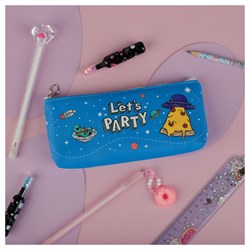 ! РАСПРОДАЖА Пенал мягкий MESHU "Space party", 200*85*30 (MS_57814) иск. кожа