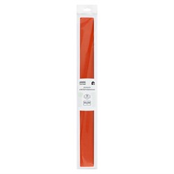 Бумага крепированная темно-оранжевая (CR_43957, ТРИ СОВЫ) 50*250см., 32г/м2