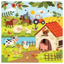 Puzzle ТРИ СОВЫ   64 элемента "Деревня" (ПК64_54551)