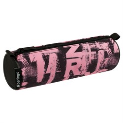 ! РАСПРОДАЖА Пенал-тубус 1 отд. Berlingo "Pinky", 210*60 (BR-PM-030405) полиэстер
