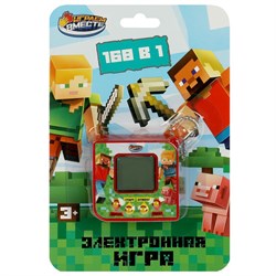 Игрушка электрон. "Тамагочи. Майнкрафт" 168 питомцев (ZY770551-R9, 372377) на блистере 17*12см