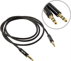 AUX кабель TELECOM Jack 3.5- Jack 3.5мм (M-M) 1м (TAV7175-1M)