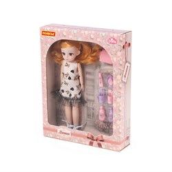 Кукла "Даша" в платье 29см, с аксесс. 12эл. (03007) в коробке №2 (Полесье)