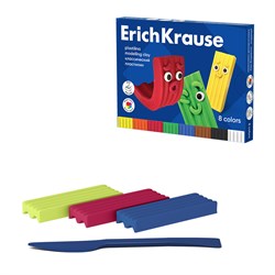 Пластилин ErichKrause "Color Friends"  8цв. 120гр. стек (61339)