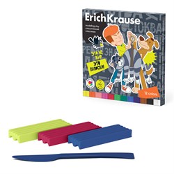! РАСПРОДАЖА Пластилин ErichKrause "Простоквашино" 12цв. 180гр. стек (61072)
