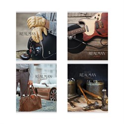 Тетрадь 48л. Greenwich Line "Realman" клетка (N5c48-41060) глянцевая ламинация, блок 70г/м2