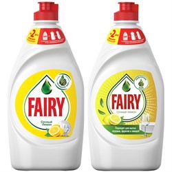 ! РАСПРОДАЖА Средство для мытья посуды FAIRY "Сочный лимон" 450мл (ш/к9504)