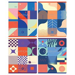 Тетрадь 48л. Greenwich Line "Wrong form" клетка (N5c48-47889) блок повышенной плотности, матовая ламинация, тиснение фольгой