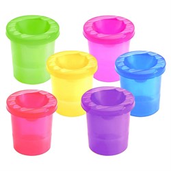 Стакан-непроливайка "Неон" ассорти (10122049, ГАММА)