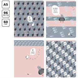 Тетрадь 96л. BG "Guli-guli" клетка (Т5ск96_вл 10368) выборочный лак