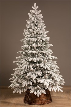 Ель (Max Christmas) "Донская заснеженная" 1.5м, пластиковая подставка (ЕДОНЗ 15) Россия