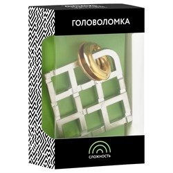 Головоломка металл. ТРИ СОВЫ "Лабиринт", 3 уровень сложности (PMb_17673)