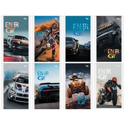 Блокнот А6 48л. на скрепке "Racing cars" ("BG", Б6ск48 62647)