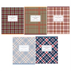 Тетрадь 96л. BG ЭКОНОМ "Tweed print" ("паттерн"), линия (Т5ск96 61427)