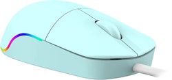 Мышь Defender "Azora" голубая, USB (MB-241, 52243)