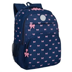 Рюкзак GRIZZLY (RG-568-2) 39*28*20см, цвет синий, анатомическая спинка