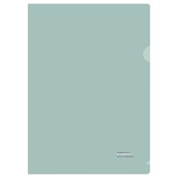 Папка-уголок СТАММ "Акцент" А4 0.18мм непрозрачная эвкалиптовая (ММ-31957)