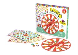 Игра "Бинго. Овощи-фрукты" с карт. фишками (05602) 3+ "Десятое королевство"