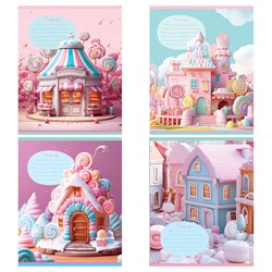 Тетрадь 12л. BG частая косая линия с доп. горизонтальной "Зефир" (Т5ск12_вл 57329) выб. лак, обложка - мелованный картон