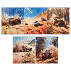 Тетрадь 48л. BG "Sport art" клетка (Т5ск48_вл 64180) выб. лак