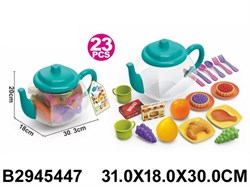 Игровой набор "Посуда" 23 предмета, в чайничке 31*18*30см (2945447)