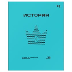 Тетрадь 48л. ПЕРФОКАРТА "История" (ТПск48_пл 63802, BG) пластик.обложка