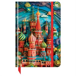 ! РАСПРОДАЖА Ежедневник BG недатир. А5 136л. "Paper Art. Moscow" (DuA5_64352) матовая ламинация, выб. лак