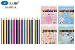 Карандаши Basir "Лапки" 24цв. (MC-7373-24)