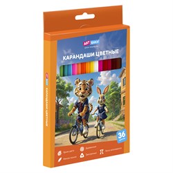 Карандаши ArtSpace "School mood" 36цв., трехгранные (СР62630 / CPtr_66423) в карт. уп.