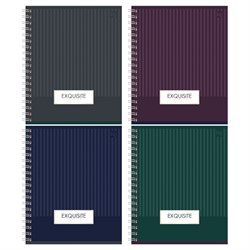 Тетрадь 80л. на спирали BG "Minimal", клетка (Т5гр80_лм_тф 08554) матовая ламинация, тиснение фольгой