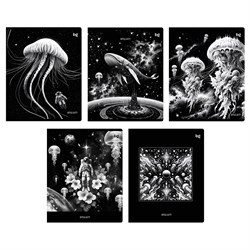 Тетрадь 48л. BG "Медуза" клетка (Т5ск48 59405)