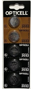 Батарейка 2032 "Opticell Specialty" (полный аналог Duracell), BL5