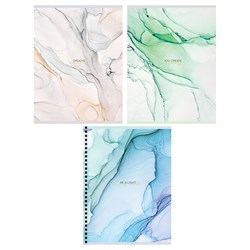 Тетрадь 80л. на спирали Greenwich Line "Marble color" клетка (NS5c80-53170) матовая ламинация, тиснение фольгой, блок повышенной плотности