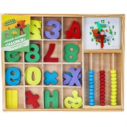 Игра развивающая деревянная "Ми-ми-мишки. Счетный материал" (MMM-42, 381819)