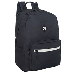 Рюкзак GRIZZLY (RQL-512-1) 41*28*18см, цвет черный-белый, укрепленная спинка