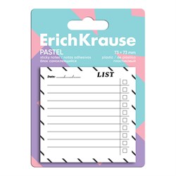 ! РАСПРОДАЖА Блок самоклеящийся пластиковый ErichKrause "To do list" 73*73мм 20л. (63673)