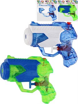 Вод. оружие "Пистолет" 18,5см (Y25111008) 2цв. в ассорт., в пакете