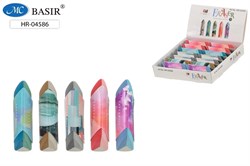 Ластик Basir (HR-04586) трехгранный, карт. держатель, 50мм