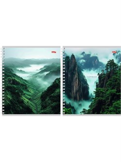 Тетрадь 96л. на спирали Profit "Горы и холмы" клетка (Т96-4853)