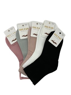 Носки дет. "Syltan" р.8-10 лет, высокие,  хлопок 85%, эластан 10% (3712) в ассорт.