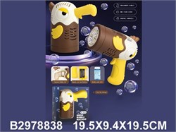 Игрушка для выдувания мыльных пузырей "Птичка" (2978838) на батар., в коробке 19,5*9,4*19,5см