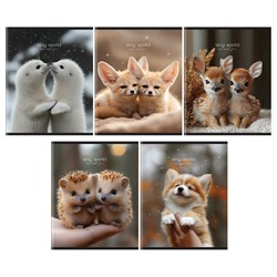 Тетрадь 96л. BG ЭКОНОМ "Крошечный мир" клетка (Т5ск96 57657)